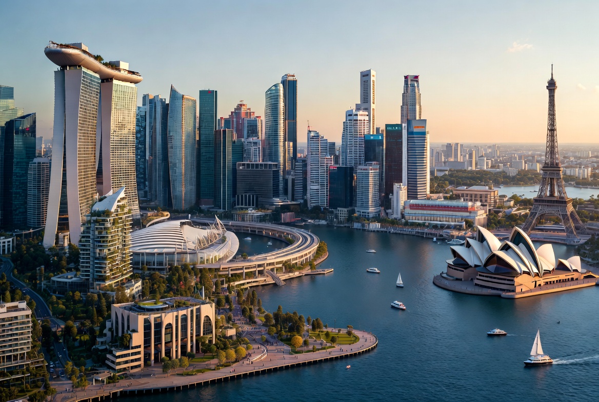 Modern Scenic Cities